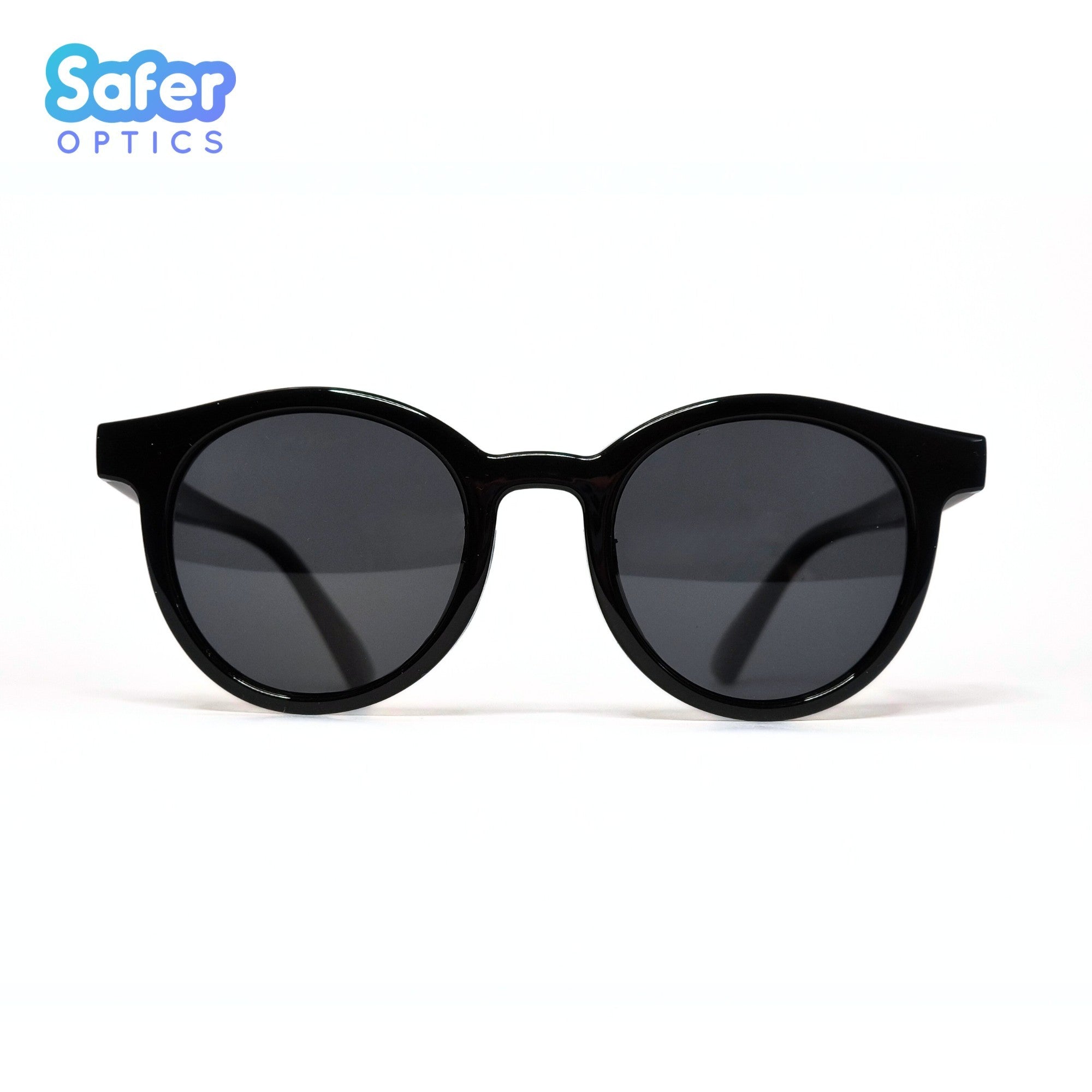 Kids Round Sunglasses - Black