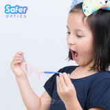 Kids Flex-O - Peach Belle - SaferOptics Anti Blue Light Glasses Malaysia | 420Safety, Flex, Kids, medium, new, Pink, Round