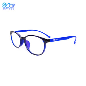 Pioneer - Electric Blue - SaferOptics Anti Blue Light Glasses Malaysia | Adult, Big, Black, Blue, Customize, last, Lightweight, Medium, Pioneer, Small, Square