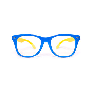 Kids Wayfarer - Blue Hero - SaferOptics Anti Blue Light Glasses Malaysia | 420Safety, Big, Blue, Kids, Square, Wayfarer